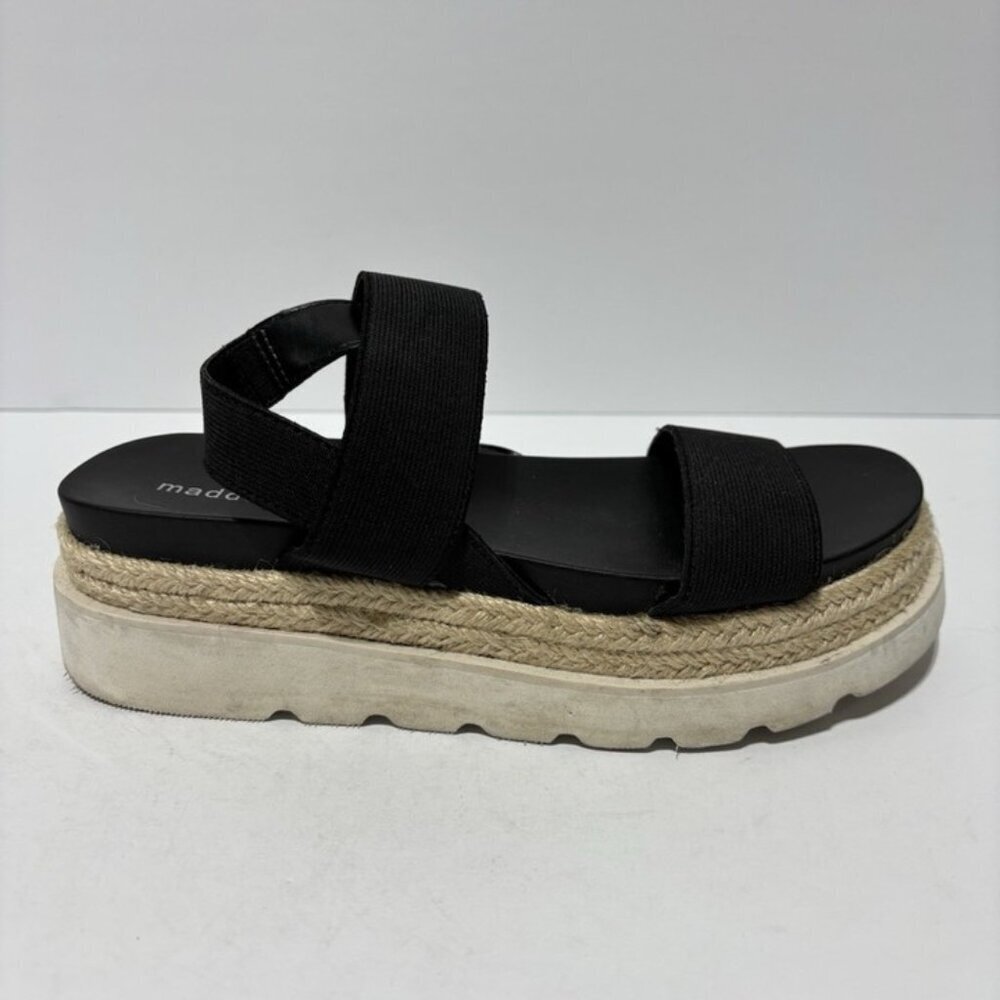 Madden Girl Women’s Marcy Platform Sandals Black, Size 8 M